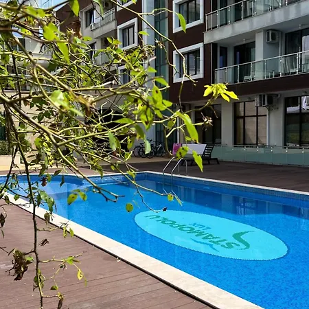 Apartment Stamopolulux директен изглед към морето Primorsko