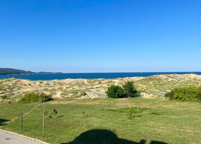 Apartment Stamopolulux директен изглед към морето Primorsko